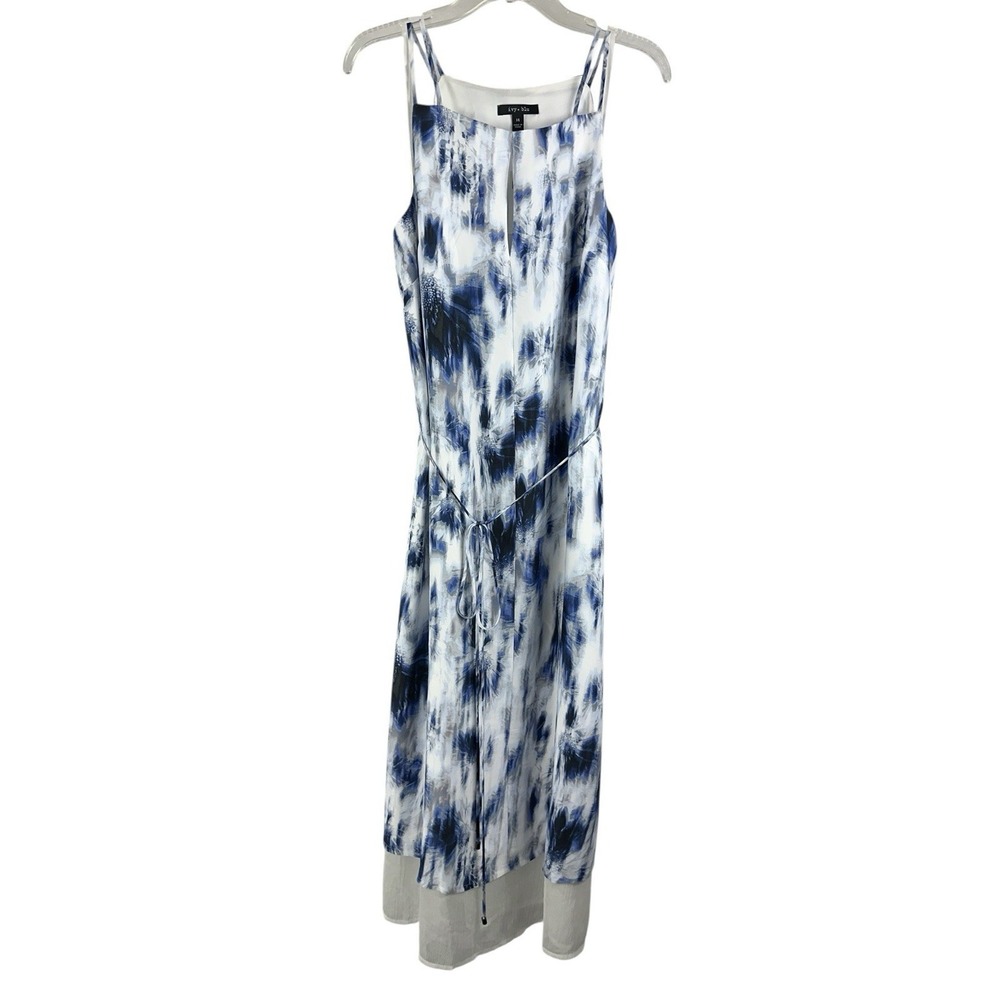 Ivy & Blue Tank Sheath Dress Size 14 Tie Dye Resort Santorini Mediterranean